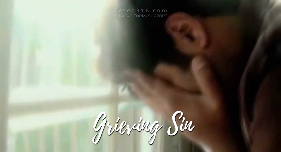 Grieving our sin