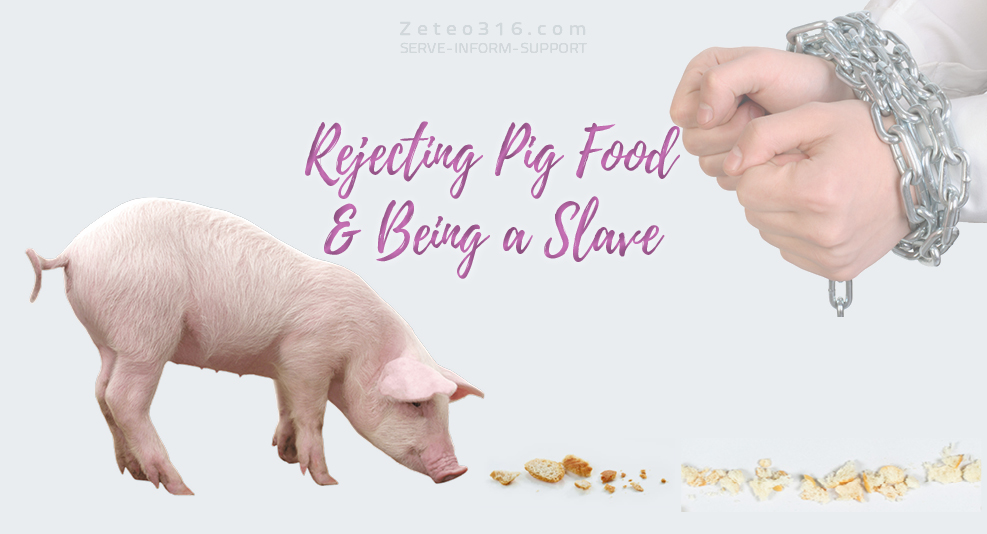 pig food and slaves