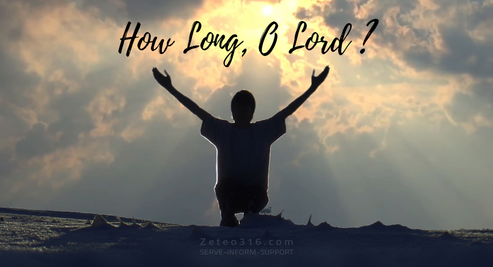 Have you ever cried David's words from Psalm 13 - How long, O Lord?  Does God ever seem distant, as if He's not listening to you?