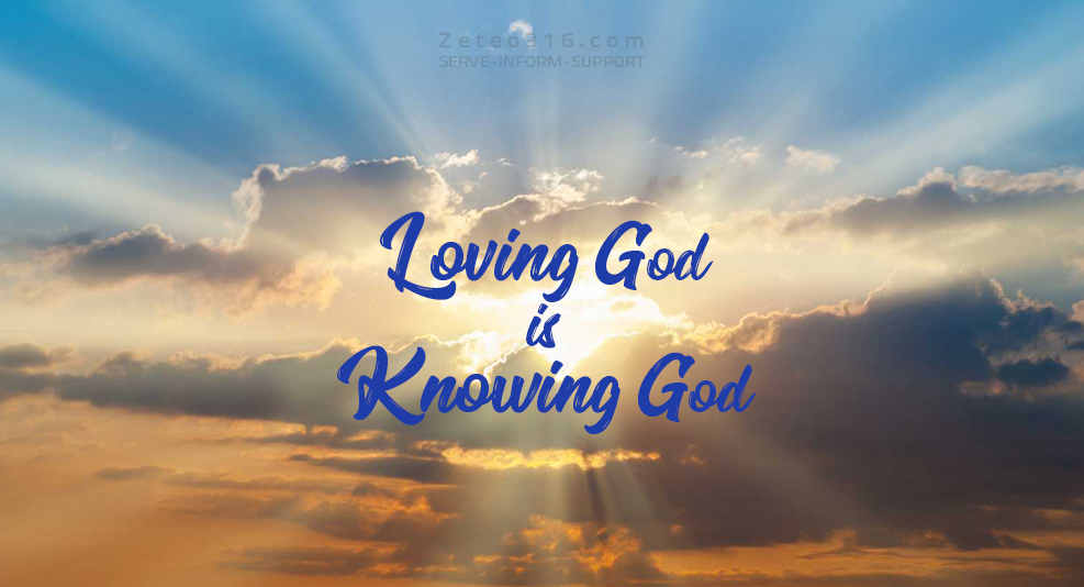Loving God also entails obeying Him etc.