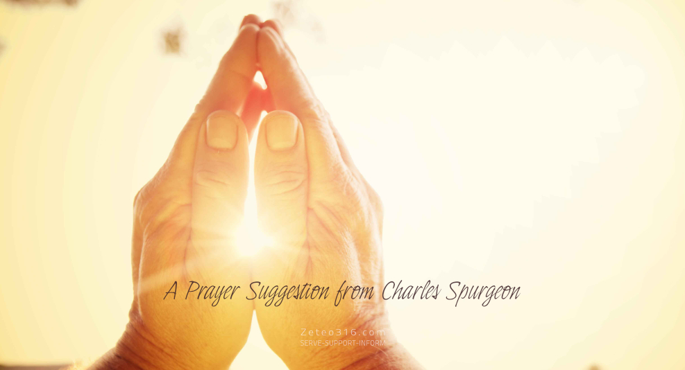 Spurgeon understood despair, despondency and backsliding, and knew its remedy - prayer.