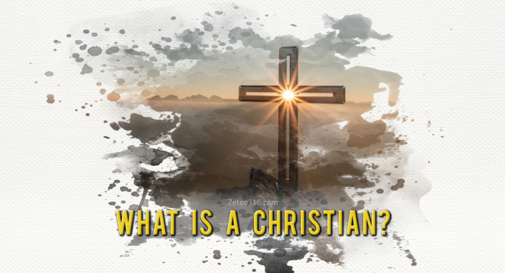 What is a Christian? What are the marks of a Christian, and why do some people prefer to call themselves "Christ Followers"?